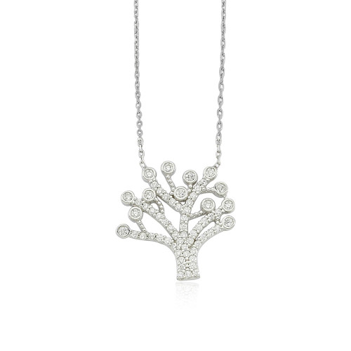 Glorria 925k Sterling Silver Life Tree Necklace Glorria 925k Sterling Silver Life Tree Necklace