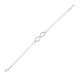 Glorria 925k Sterling Silver Infinity Bracelet