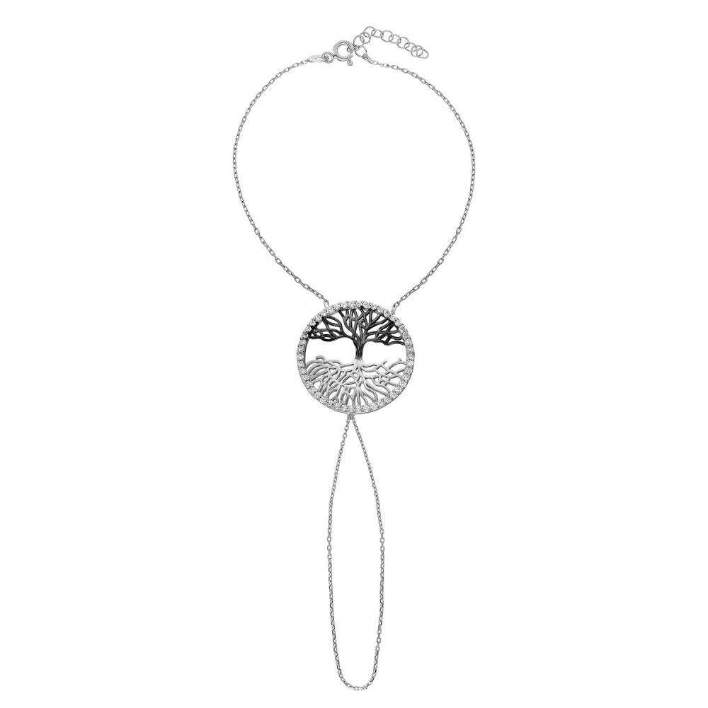 Glorria 925k Sterling Silver Tree of Life Shahmaran