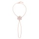 Glorria 925k Sterling Silver Rose Snowflake Shahmaran Glorria 925k Sterling Silver Rose Snowflake Shahmaran