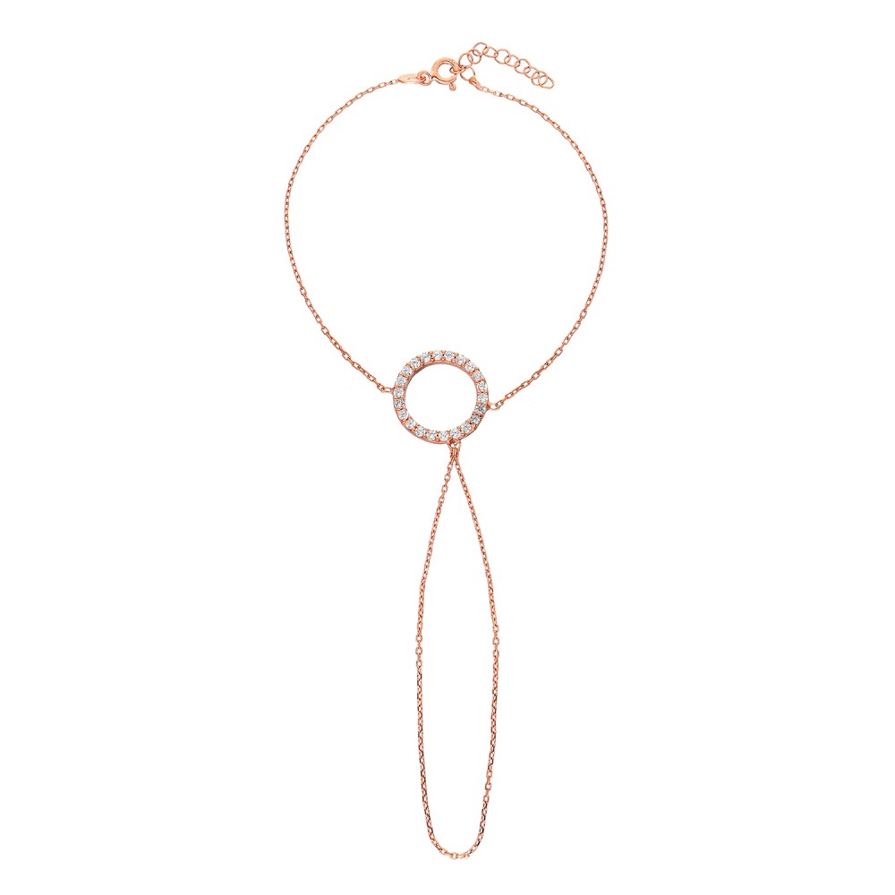 Glorria 925k Sterling Silver Rose Circle Shahmaran Glorria 925k Sterling Silver Rose Circle Shahmaran