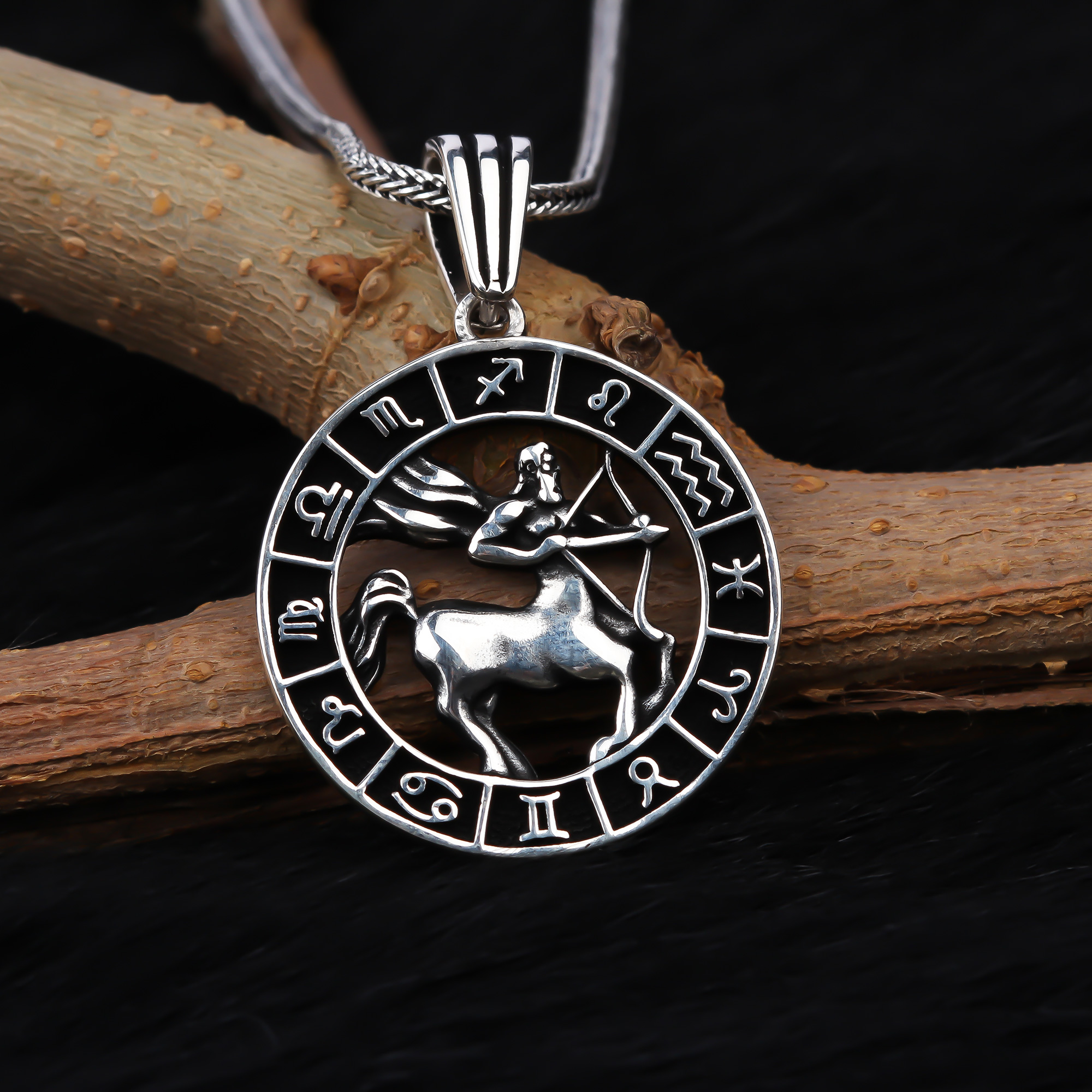 Sagittarius necklace mens 2025